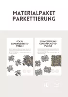 Vorschau - Mal- und Bastelvorlagen - Materialpaket Klassenpuzzle, Parkettierung - Deckblatt