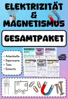 Vorschau - Stundenentwürfe - Materialpaket Elektrizität + Magnetismus - Deckblatt