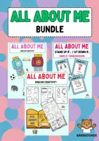 Vorschau - Arbeitsblätter - All About Me: Materialpaket / Bundle (Englisch Grundschule) - Deckblatt