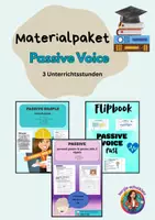 Vorschau - Stundenentwürfe - Materialpaket - Passive Voice (3 Unterrichtsstunden) - Deckblatt