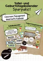 Vorschau - Spiele - Sparpaket | Tafelkalender und Gebutstagskalender - Deckblatt