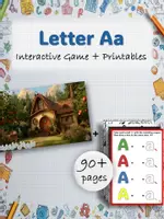 förhandsvisning - Materialpaket | Letter A | Alphabet Bundle - försättsblad