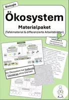 Vorschau - Arbeitsblätter - Materialpaket: das Ökosystem - Deckblatt
