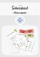 Vorschau - Poster - Materialpaket - freie Schreibzeit - Deckblatt
