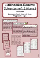 Vorschau - Spiele - Materialpaket Einsterns Schwester Heft 2 - Klasse 1 - Deckblatt