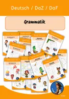 Vorschau - Arbeitsblätter - Deutsch DAZ/DAF Grammatik _ Materialpaket - Deckblatt