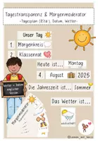 Vorschau - Poster - Materialpaket Tagesplan + Morgenmoderator - Deckblatt