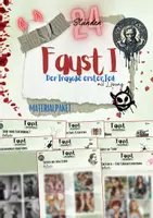 Vorschau - Unterrichtsreihen - XXL Materialpaket: Faust I von Goethe | Der Tragödie erster Teil | Drama (11. / 12. / 13. Klasse, Deutsch | Oberstufe | Abitur | Dramenanalyse) – 24 fertige Unterrichtsstunden mit Lösungen - Deckblatt