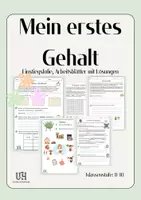 Vorschau - Arbeitsblätter - Materialpaket "Mein erstes Gehalt" - Deckblatt