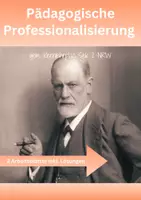 Vorschau - Arbeitsblätter - Pädagogische Professionalisierung –Sekundarstufe II - Deckblatt