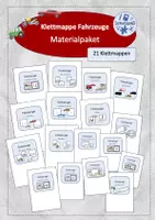Vorschau - Arbeitsblätter - 21 Klettmappen (TEACCH-Mappen) zum Thema Fahrzeuge - Deckblatt