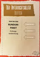 Vorschau - Stundenentwürfe - Realschulabschluss Deutsch 2025/2026 BW - Rundum-Paket XXL - Deckblatt