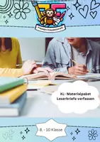 Vorschau - Arbeitsblätter - 📚 Materialpaket: Leserbriefe verfassen – Gesellschaftlich relevante Themen argumentativ aufarbeiten ✍️ 📝🌍 - Arbeitsblätter, Merkblatt und Klassenarbeiten 📄✍️ - Deckblatt