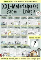 Vorschau - Unterrichtsreihen - XXL-Materialpaket "Strom + Energie" Kl. 3-5 - Deckblatt