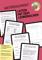 Vorschau - Arbeitsblätter - Latein mit dem Lerndrachen: Materialpaket - Deckblatt