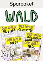 Vorschau - Unterrichtsreihen - Sparpaket Wald - Deckblatt