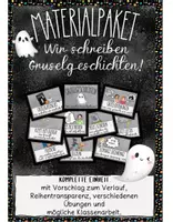 Vorschau - Stundenentwürfe - Materialpaket zur Einheit Gruselgeschichten 👻 #silvesterknaller25 - Deckblatt