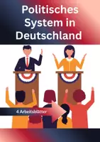 Vorschau - Arbeitsblätter - Materialpaket Politisches System in Deutschland - Bundestag, Bundesrat, Bundesregierung, Verfassungsorgane & Föderalismus - Deckblatt
