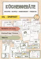 Vorschau - Unterrichtsreihen - XXL Sparpaket - Küchengeräte - Deckblatt