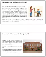 Vorschau - Arbeitsblätter - Zwei Experimente zum freien Fall - Deckblatt