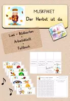 Vorschau - Arbeitsblätter - Musikpaket: Der Herbst ist da - Deckblatt