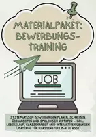 Vorschau - Arbeitsblätter - Materialpaket: Bewerbungstraining (Bewerbung und Lebenslauf schreiben) - Deckblatt