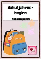 Vorschau - Stundenentwürfe - Materialpaket Schuljahresbeginn (Klassenregeln, Kennenlernen, Motivation) - Deckblatt