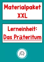 Vorschau - Stundenentwürfe - Bundle: Lerneinheit Präteritum - Deckblatt