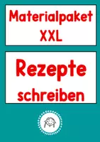 Vorschau - Stundenentwürfe - Bundle: Rezepte schreiben. Vorgangsbeschreibung - Deckblatt