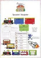 Vorschau - Fördermaterial/Inklusion - Grammatik / Satzglieder: Sparpaket - Deutsch - Kl. 3/4 - Deckblatt