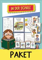 Vorschau - Arbeitsblätter - Schulanfang / Schulstart – Materialpaket für die ersten Schultage (Grundschule; DaZ) - Deckblatt