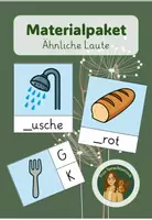 Vorschau - Fördermaterial/Inklusion - Materialpaket: Ähnliche Laute unterscheiden - Deckblatt