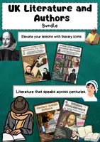 Vorschau - Arbeitsblätter - Britische Literatur Unterrichtspaket – Shakespeare, Brontë, Poeten & moderne Autoren - Deckblatt