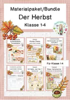 Vorschau - Spiele - Materialpaket / Bundle: Der Herbst - Deckblatt