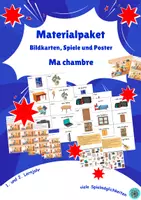 Vorschau - Arbeitsblätter - Materialpaket : Ma chambre (kompatibel mit À plus!1 (2020)) - Deckblatt