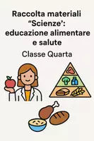 anteprima - Schede informative - Raccolta di materiali "Scienze": educazione alimentare e salute - Pagina di copertina