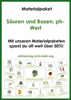 Vorschau - Stundenentwürfe - Säuren–Basen, pH (großes Materialpaket) - Deckblatt