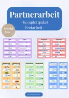 Vorschau - Spiele - Komplettpaket: Mathe Klasse 1 Partnerarbeit - Deckblatt