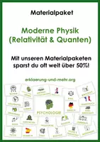 Vorschau - Stundenentwürfe - Moderne Physik (Relativität & Quanten) (großes Materialpaket) - Deckblatt