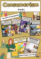 Vorschau - Arbeitsblätter - Consumerism Materialpaket: Advertising, Shopping Psychology, Fast Fashion - Deckblatt