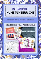 Vorschau - Stundenentwürfe - Kunst fachfremd unterrichten - Materialpaket - Deckblatt