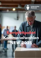 Vorschau - Unterrichtsreihen - Komplettpaket XXL Kommunalwahl NRW 2025 – Wahlergebnisse, Parteienanalyse & Demokratie im Unterricht - Deckblatt
