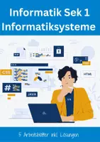 Vorschau - Arbeitsblätter - Materialpaket Informatik Sek 1 💻 Informatiksysteme - Deckblatt