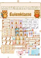 Vorschau - Mal- und Bastelvorlagen - Klassentier - Deckblatt