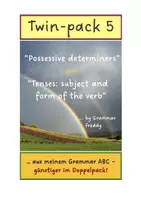 Vorschau - Arbeitsblätter - Twin-pack 5: "Possessive determiners" and "Tenses: subject and form of the verb" - Deckblatt