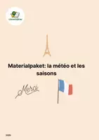 Vorschau - Arbeitsblätter - Materialpaket "La météo et les saisons" - Deckblatt