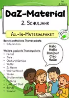 Vorschau - Arbeitsblätter - Materialpaket "DaZ in der 2. Klasse" - Deckblatt