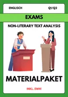Vorschau - Arbeitsblätter - Englisch Klausurenpaket Oberstufe: Speech Analysis / Redeanalyse bekannter Reden - Deckblatt