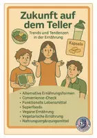 Vorschau - Arbeitsblätter - Materialpaket - Zukunft auf dem Teller, Trends und Tendenzen in der Ernährung - Deckblatt