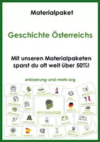 Vorschau - Stundenentwürfe - Geschichte Österreichs (großes Materialpaket) - Deckblatt